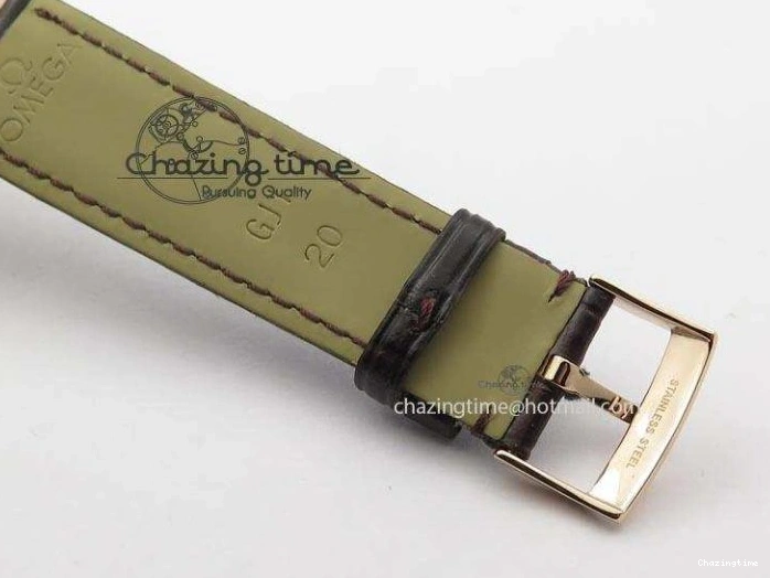 0225 De Ville MK 1:1 Best Edition RG Blue Dial On Black Leather Asian Seagull T1701 (Sec@6) FastDry 8235